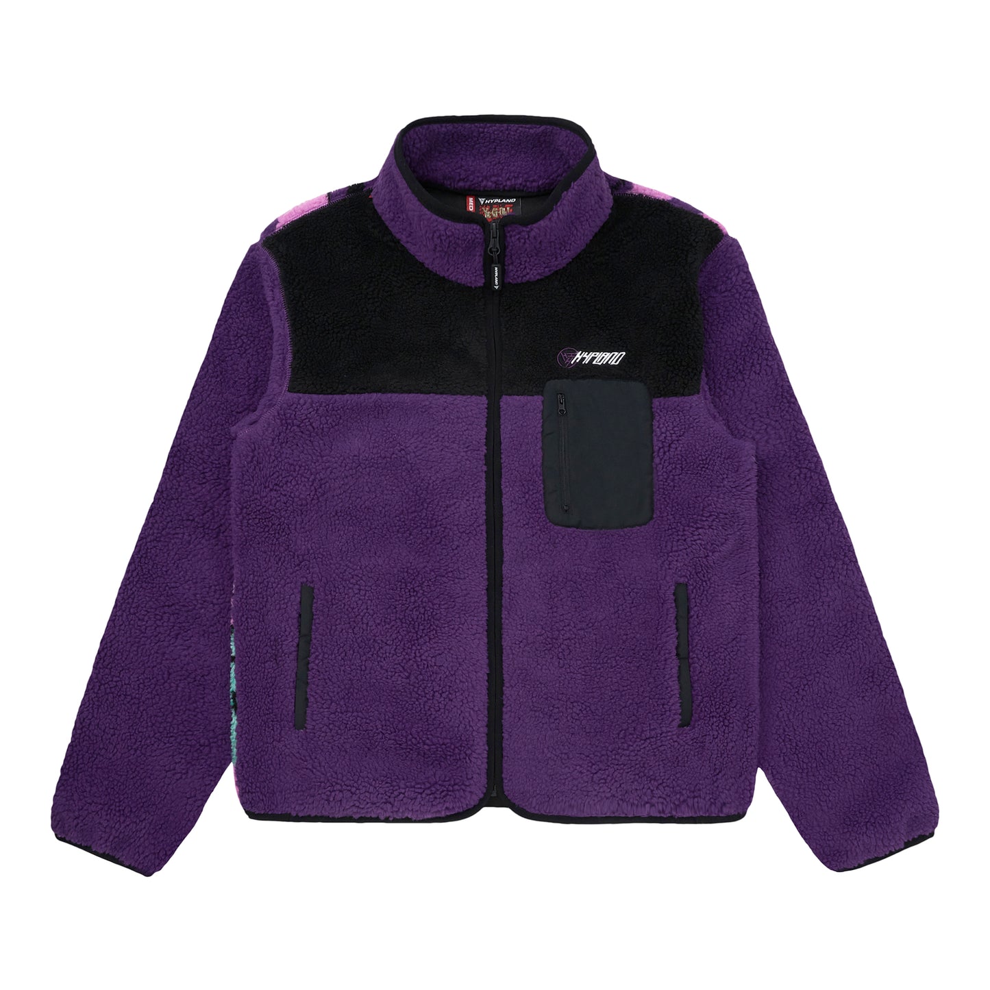 YUGIOH DARK MAGICIAN SHERPA JACKET (PURPLE)