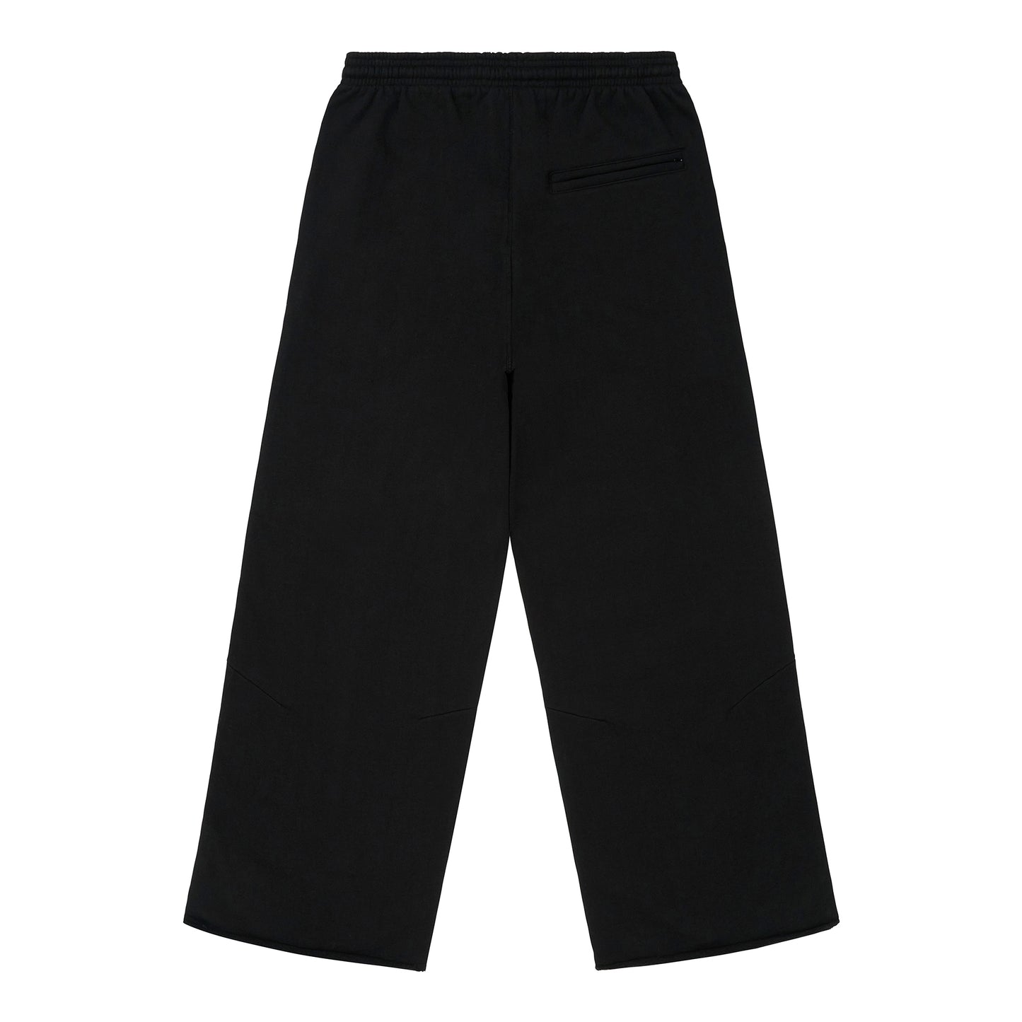 HYPLAND HEAVY WEIGHT PLEATED LOGO SWEAT PANTS (BLACK)