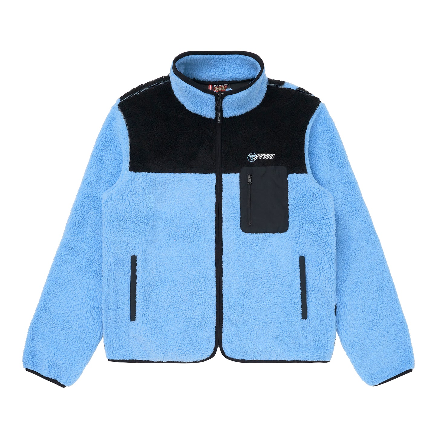 YUGIOH BLUE EYES SHERPA JACKET (LIGHT BLUE)