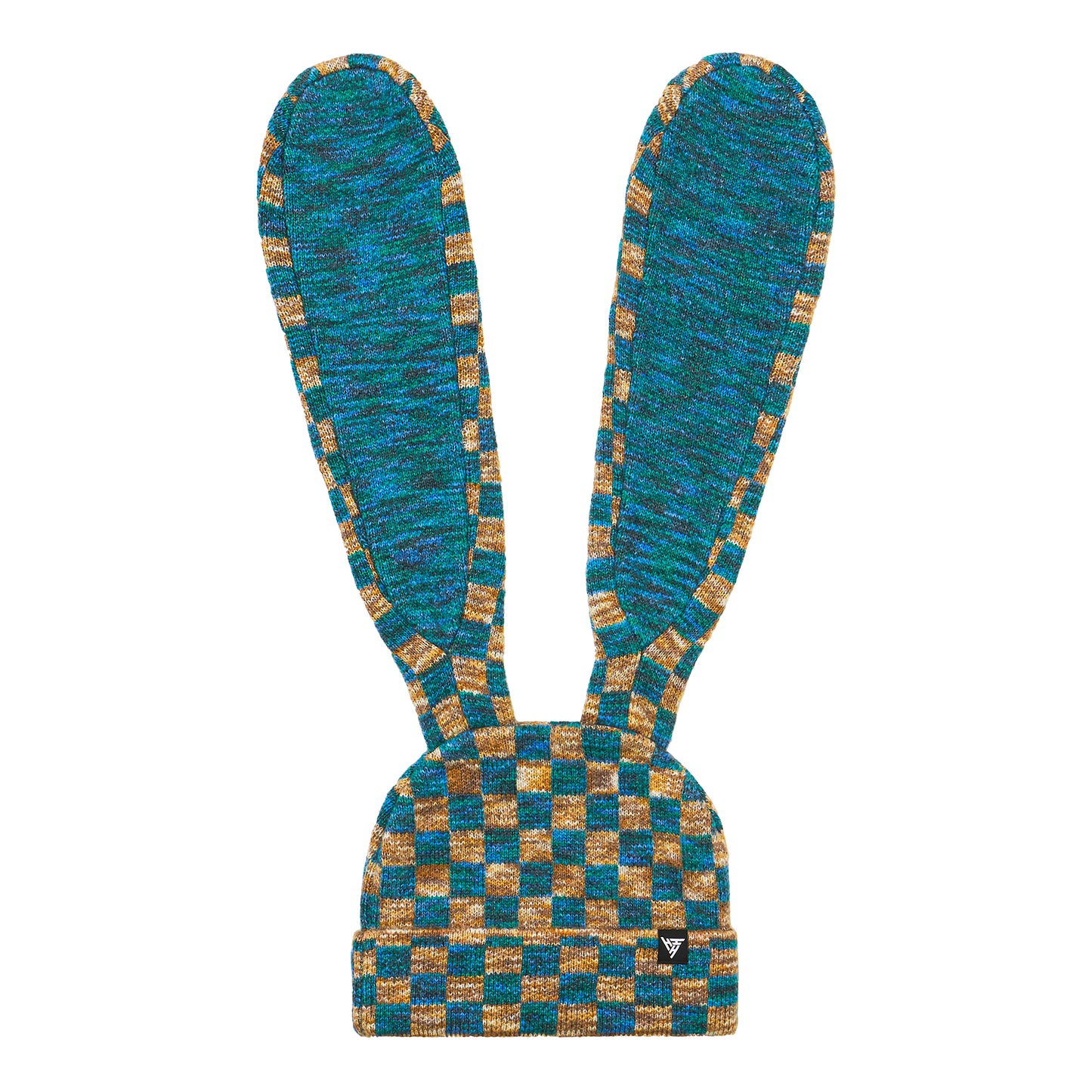 HYPLAND BUNNY BEANIE (BLUE CHECKER)