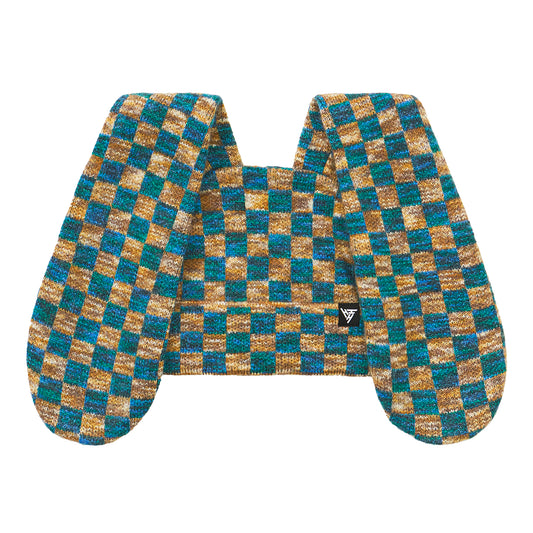 HYPLAND BUNNY BEANIE (BLUE CHECKER)