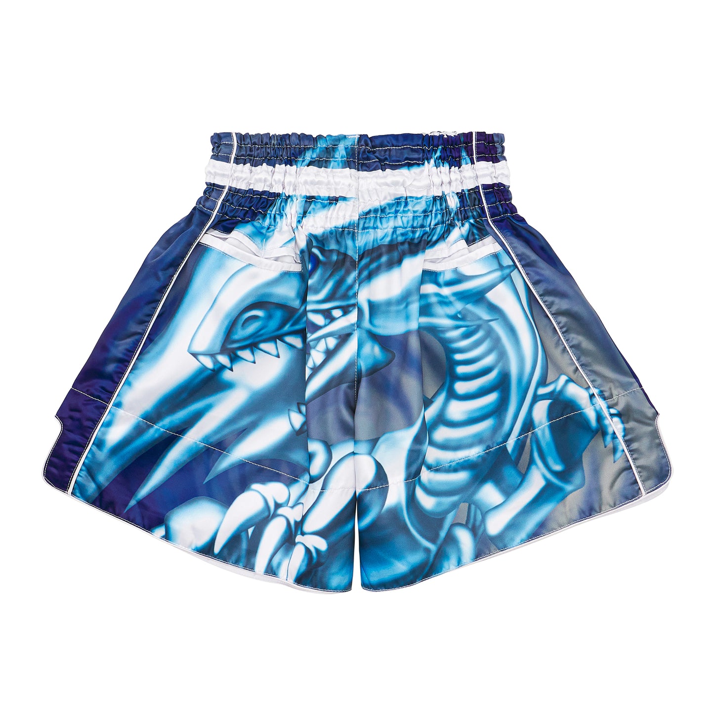 YUGIOH BLUE EYES MUAY THAI SHORTS (BLACK)