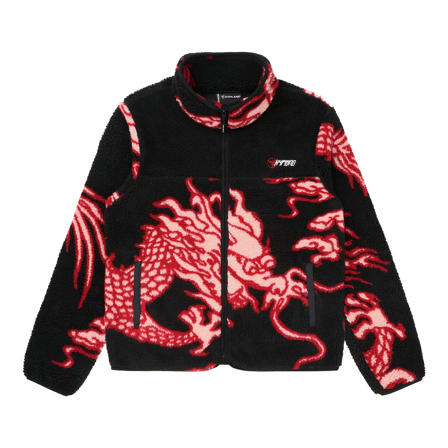 YEAR OF THE DRAGON SHERPA JACKET (BLACK)