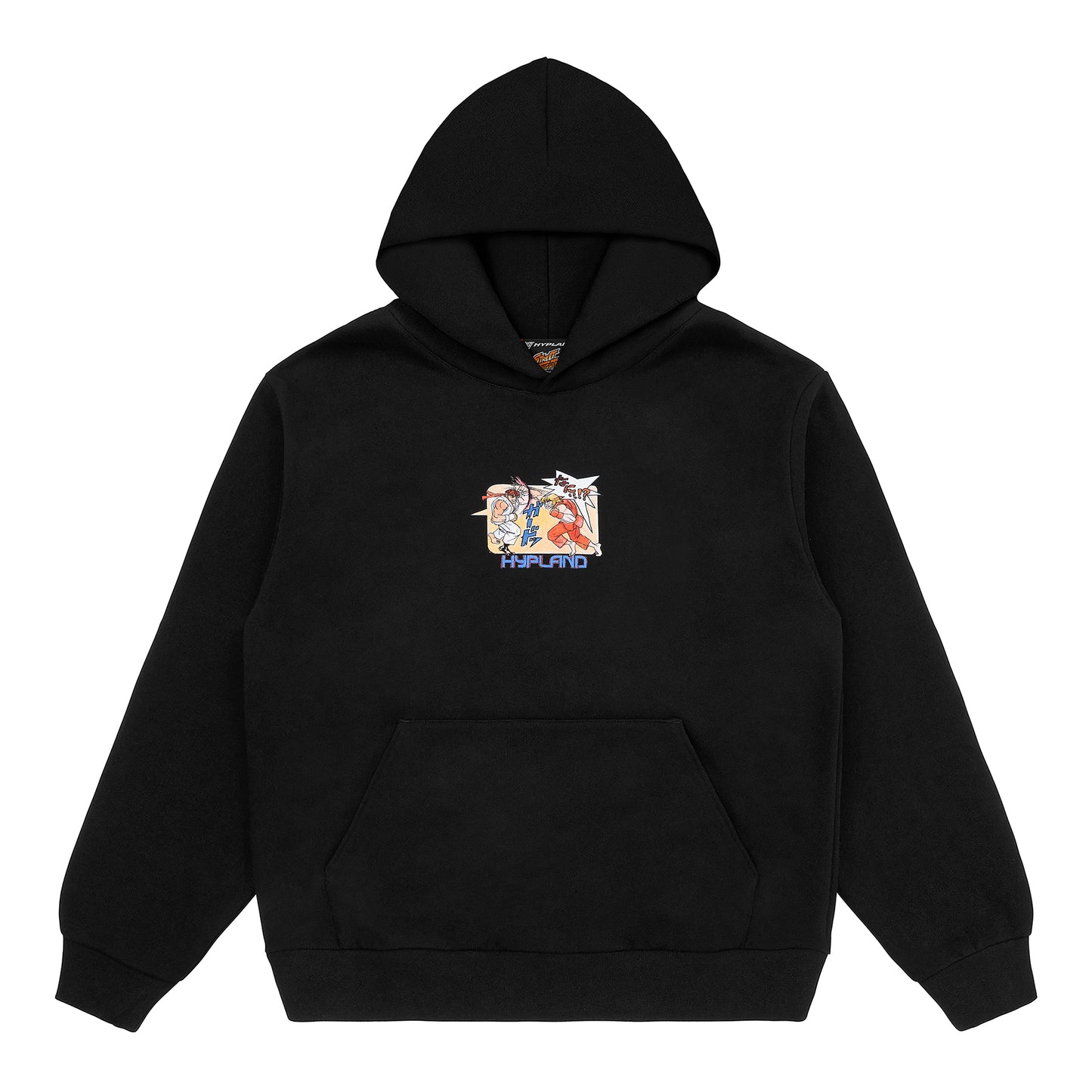 STREET FIGHTER RYU V KEN PENCIL HOODIE (BLACK)