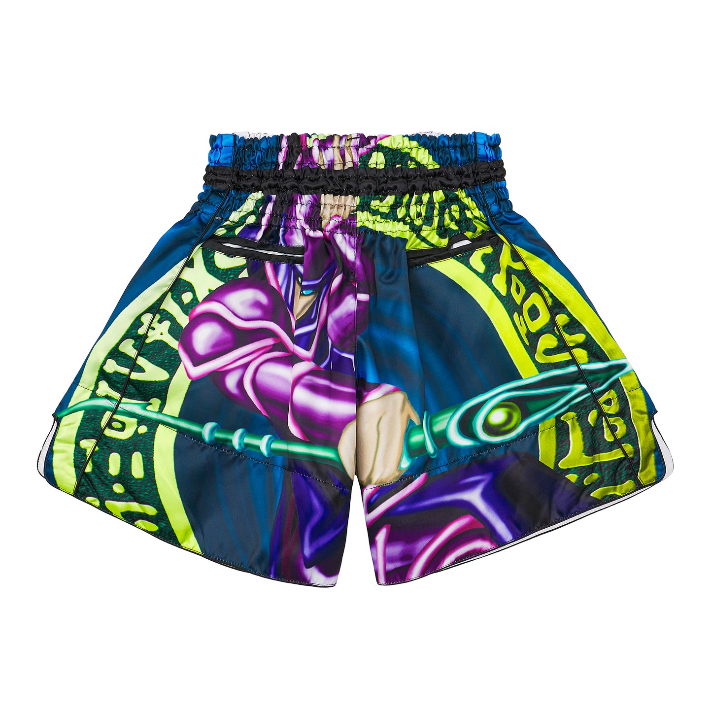 YUGIOH DARK MAGICIAN MUAY THAI SHORTS (MULTI)