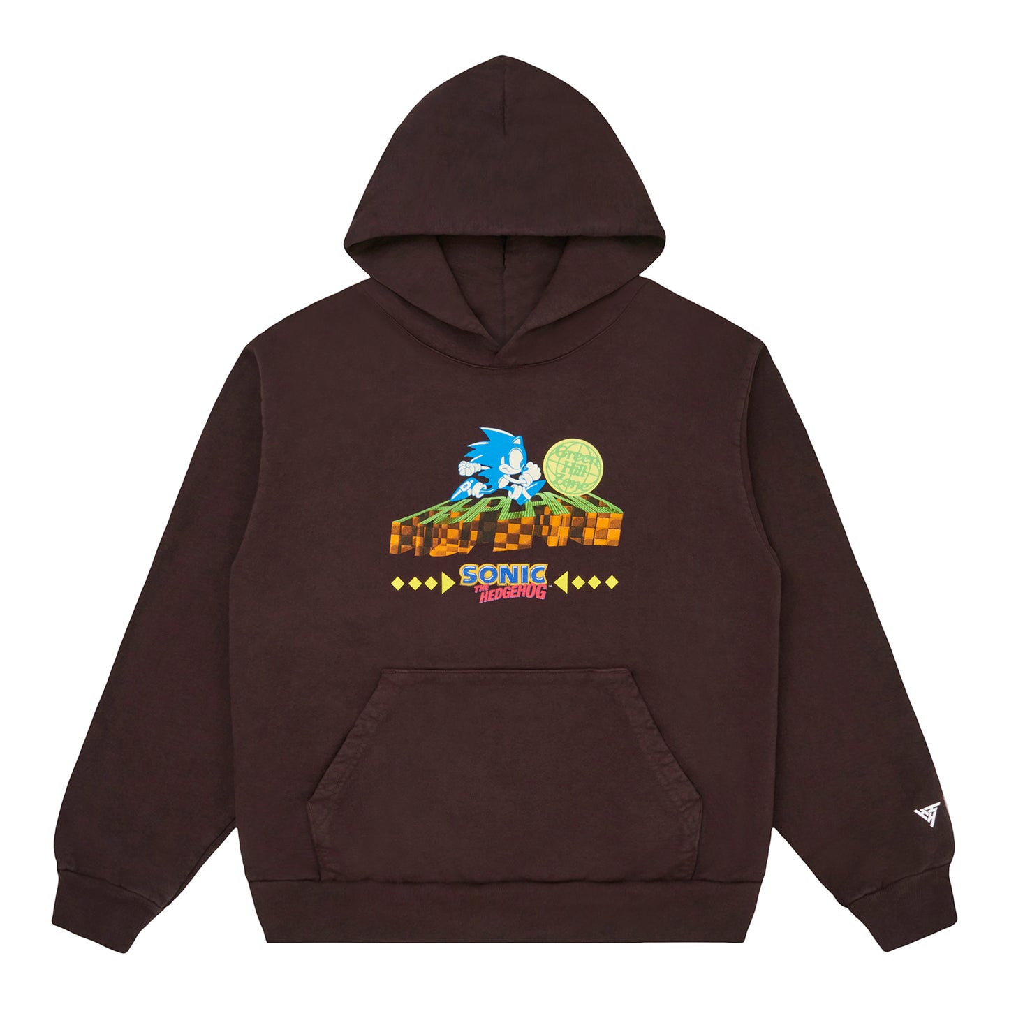 SONIC GREEN HILL ZONE HOODIE (CHOCOLATE)