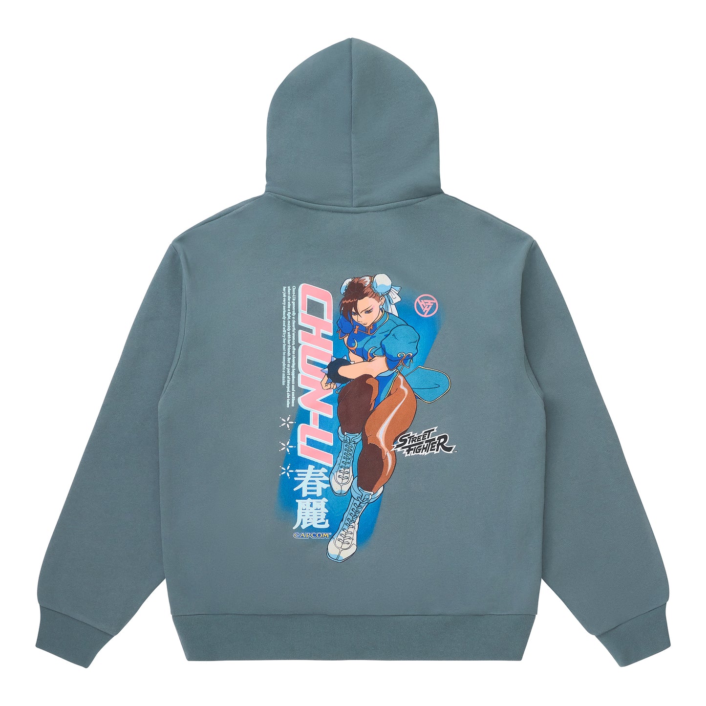 STREET FIGHTER CHUN LI HOODIE (BLUE)