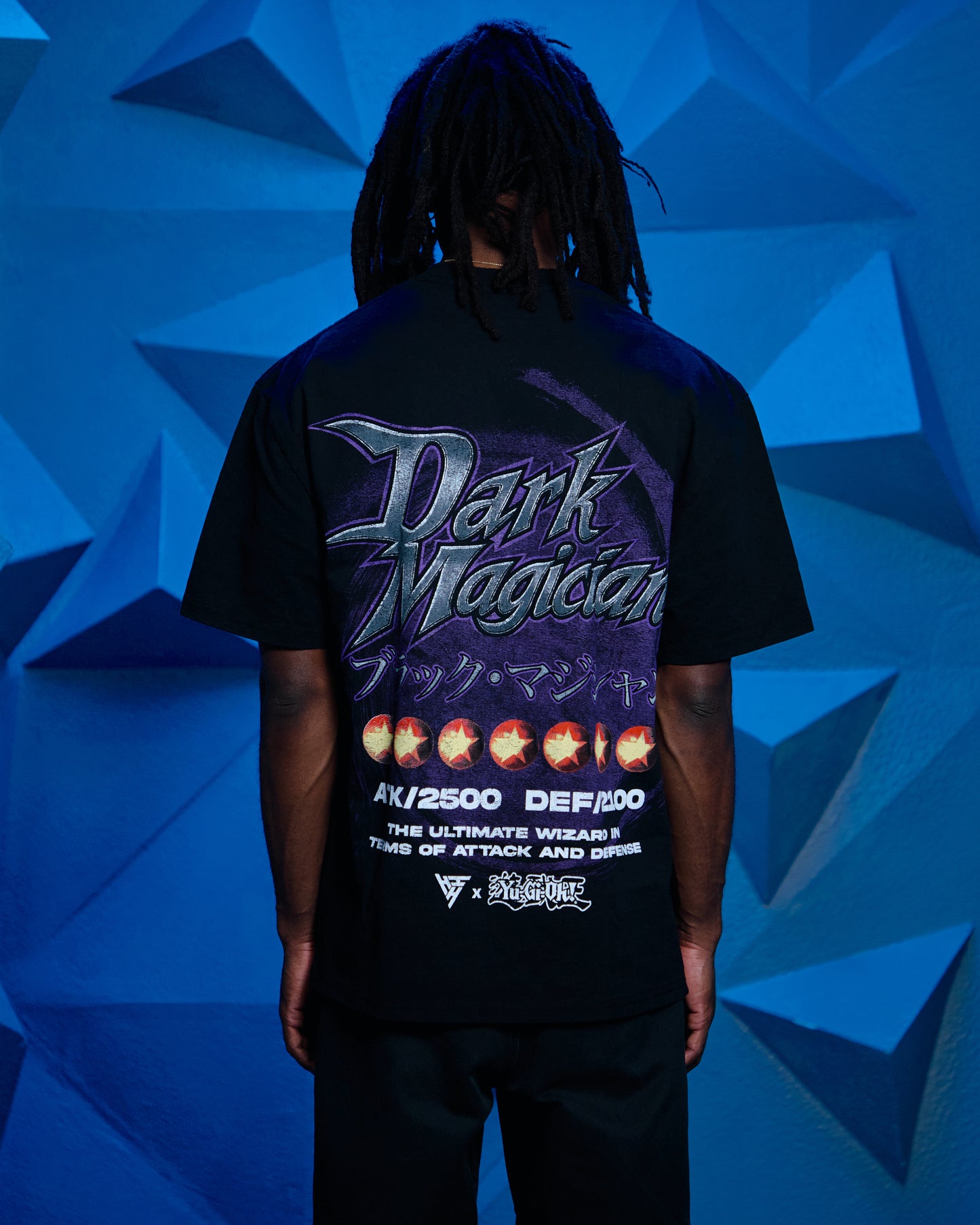 YUGIOH DARK MAGICIAN JUMBO PRINT SHIRT (BLACK)