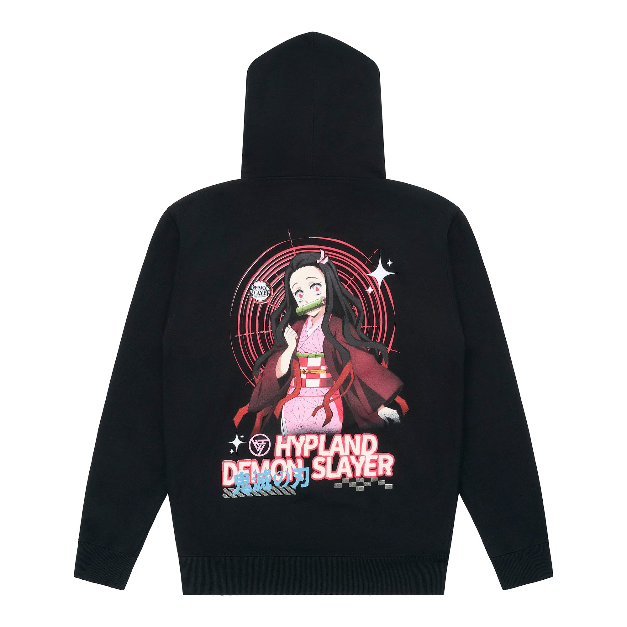 DEMON SLAYER NEZUKO ZIP UP HOODIE (BLACK) – Hypland