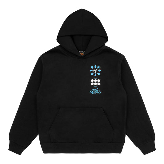STREET FIGHTER FIGHT CARD HOODIE (BLACK)