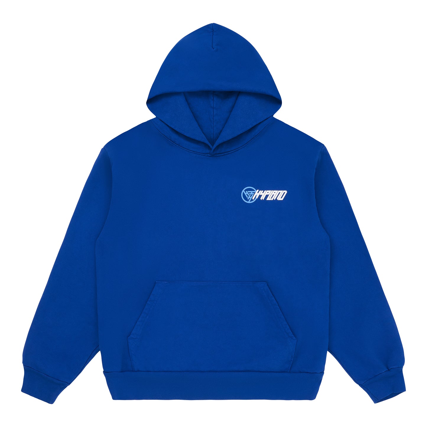 HYPLAND SLANT LOGO HOODIE (BLUE)