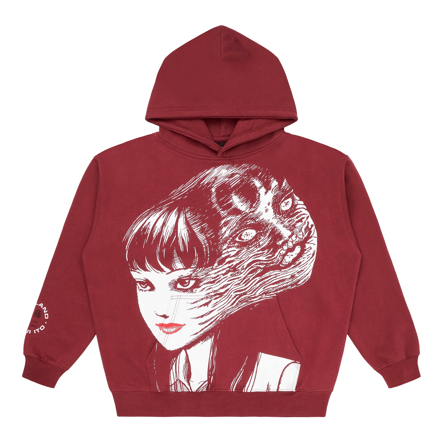 JUNJI ITO JUMBO TOMIE HOODIE (RED)