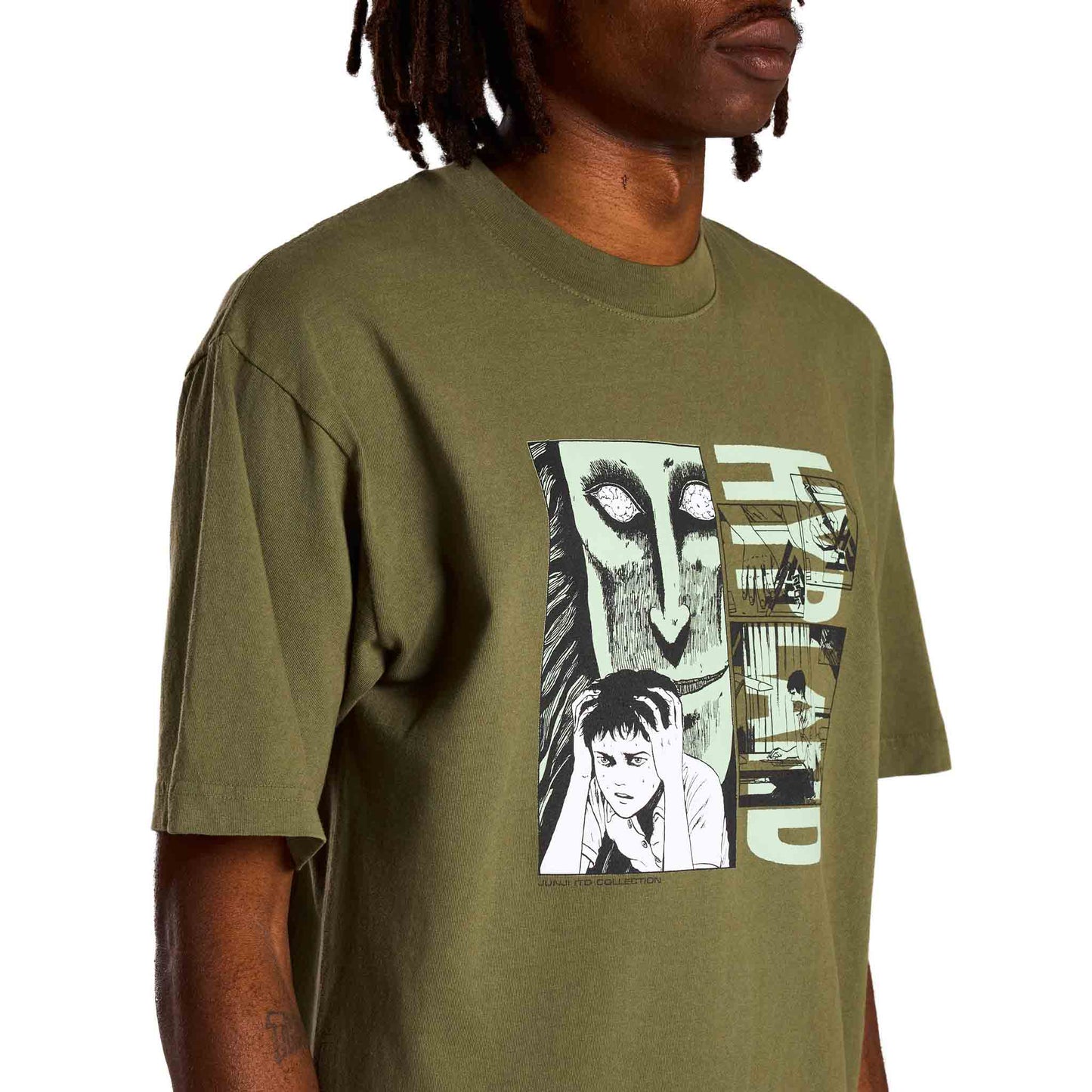 JUNJI ITO DISTRACTIONS SHIRT (ARMY)