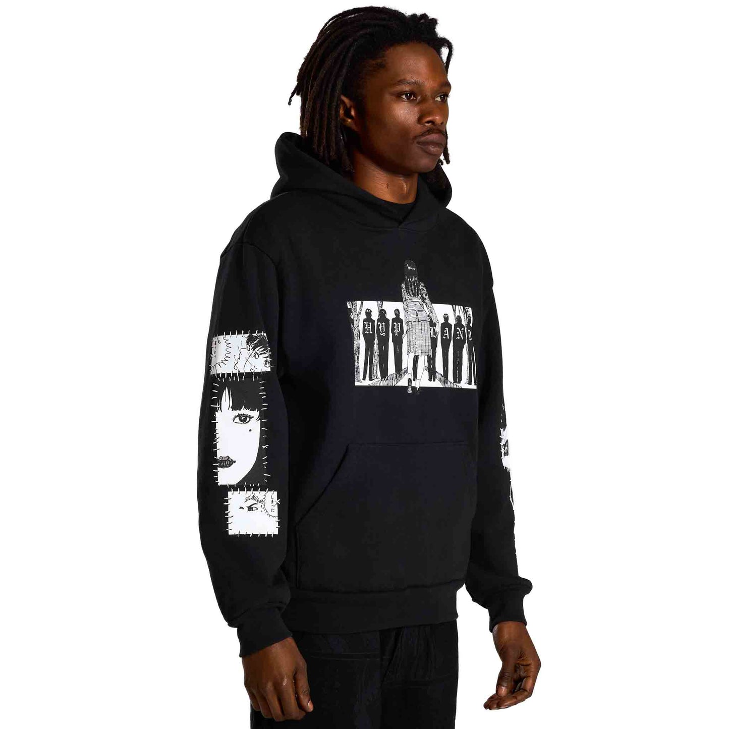 JUNJI ITO PECKING ORDER HOODIE (BLACK)