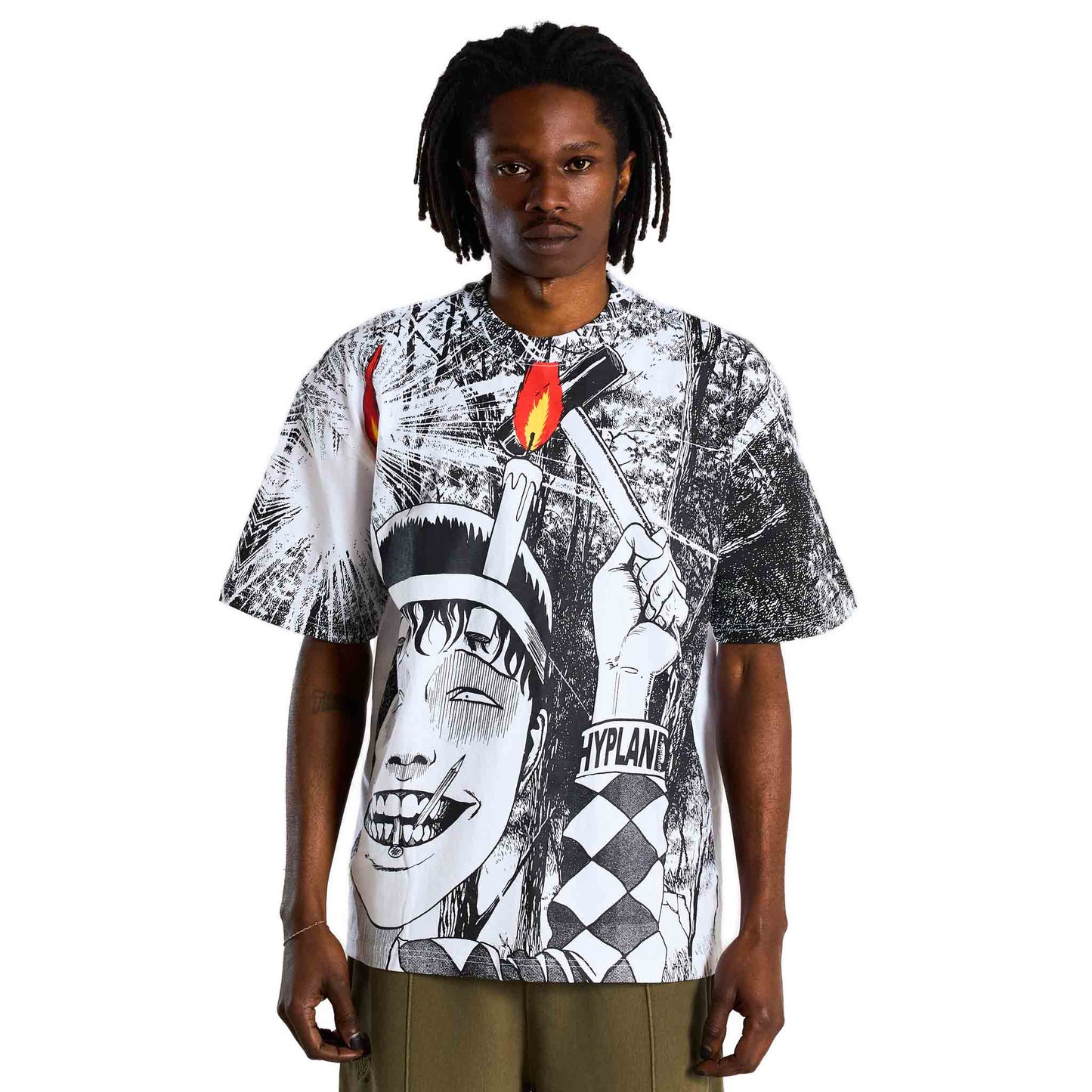 JUNJI ITO SOUICHI AOP SHIRT (WHITE)