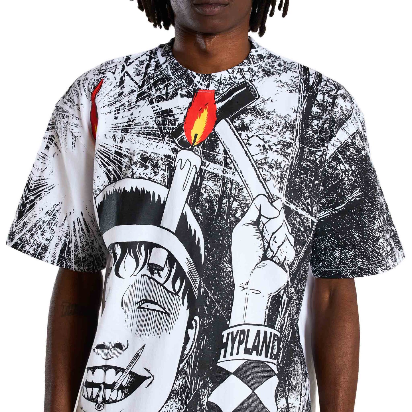 JUNJI ITO SOUICHI AOP SHIRT (WHITE)