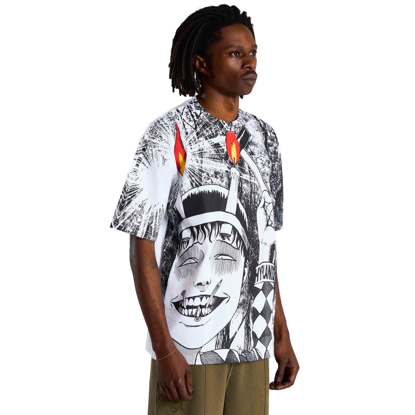 JUNJI ITO SOUICHI AOP SHIRT (WHITE)