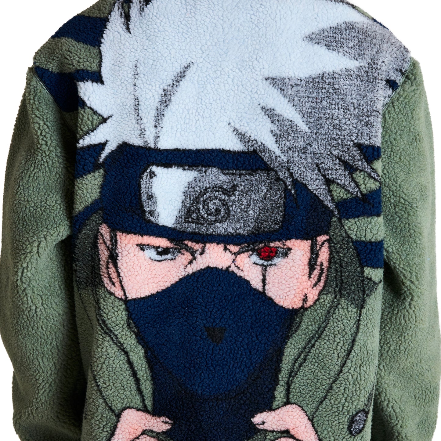 SHIPPUDEN KAKASHI SHERPA JACKET (ARMY)