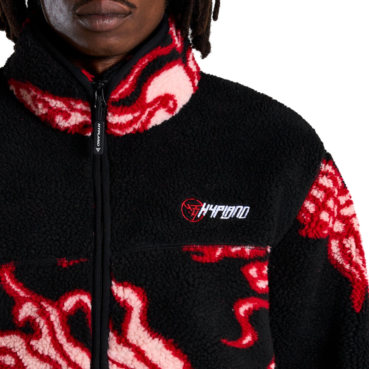 YEAR OF THE DRAGON SHERPA JACKET (BLACK)