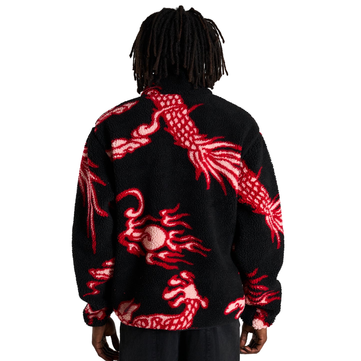 YEAR OF THE DRAGON SHERPA JACKET (BLACK)