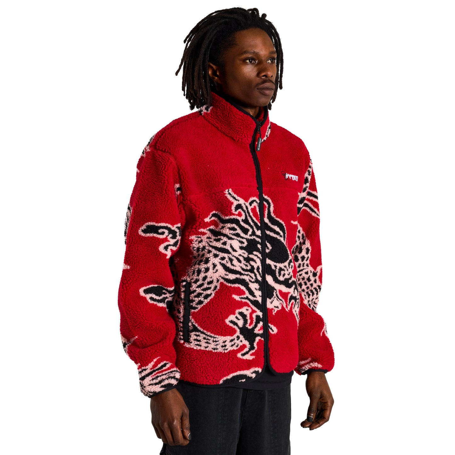YEAR OF THE DRAGON SHERPA JACKET (RED)