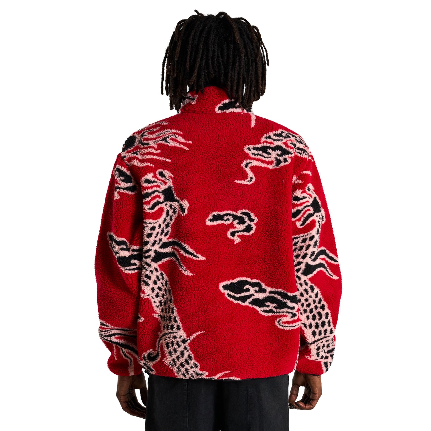 YEAR OF THE DRAGON SHERPA JACKET (RED)