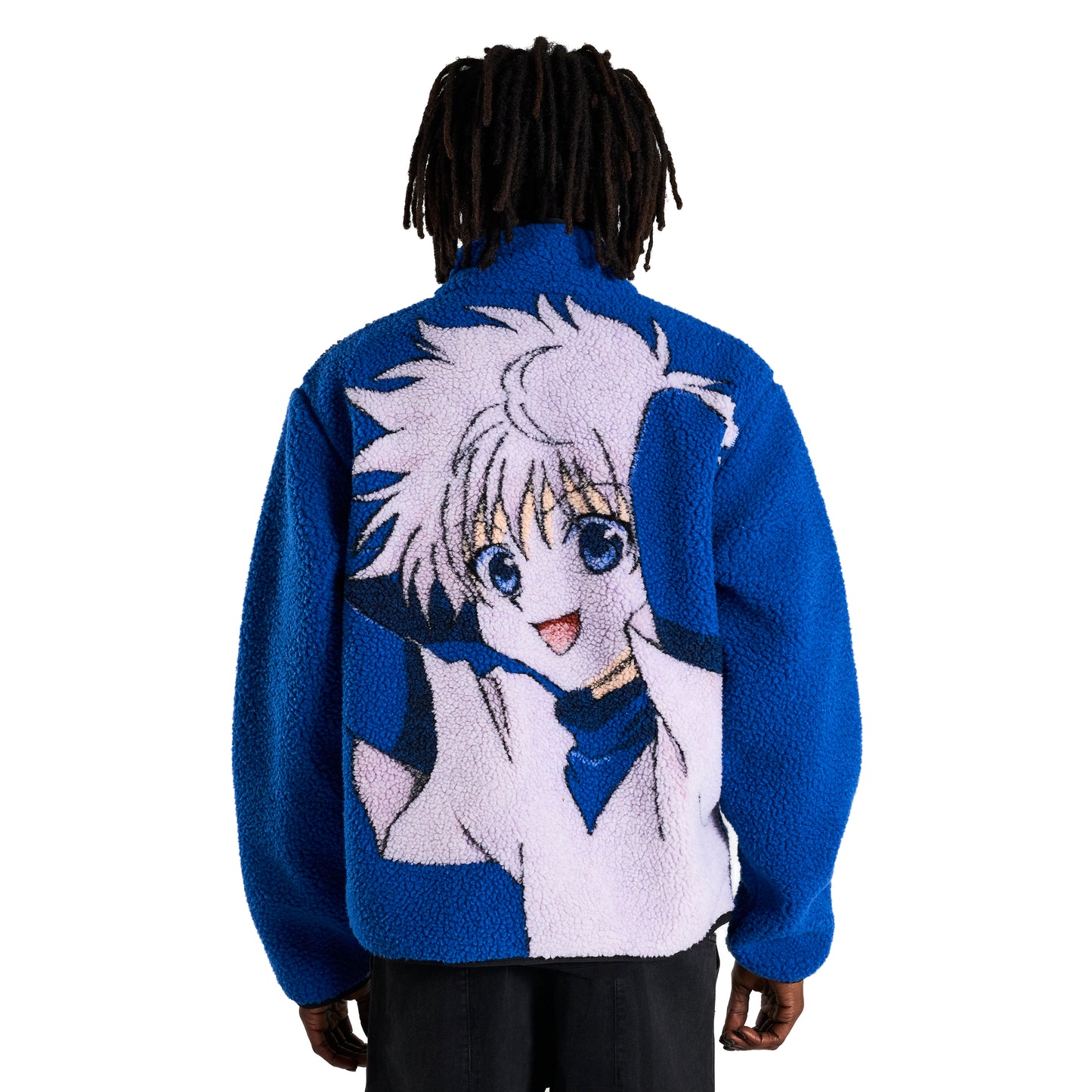 HXH KILLUA SHERPA JACKET (BLUE)