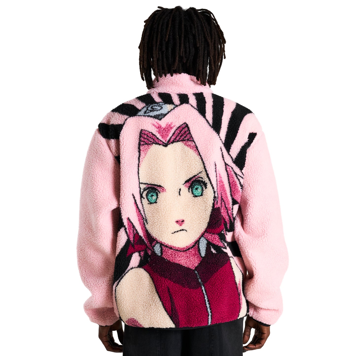 SHIPPUDEN SAKURA SHERPA JACKET (PINK)