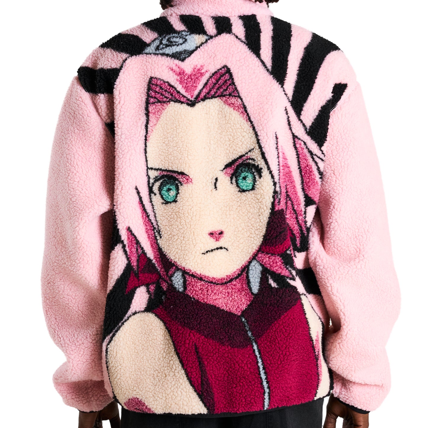 SHIPPUDEN SAKURA SHERPA JACKET (PINK)