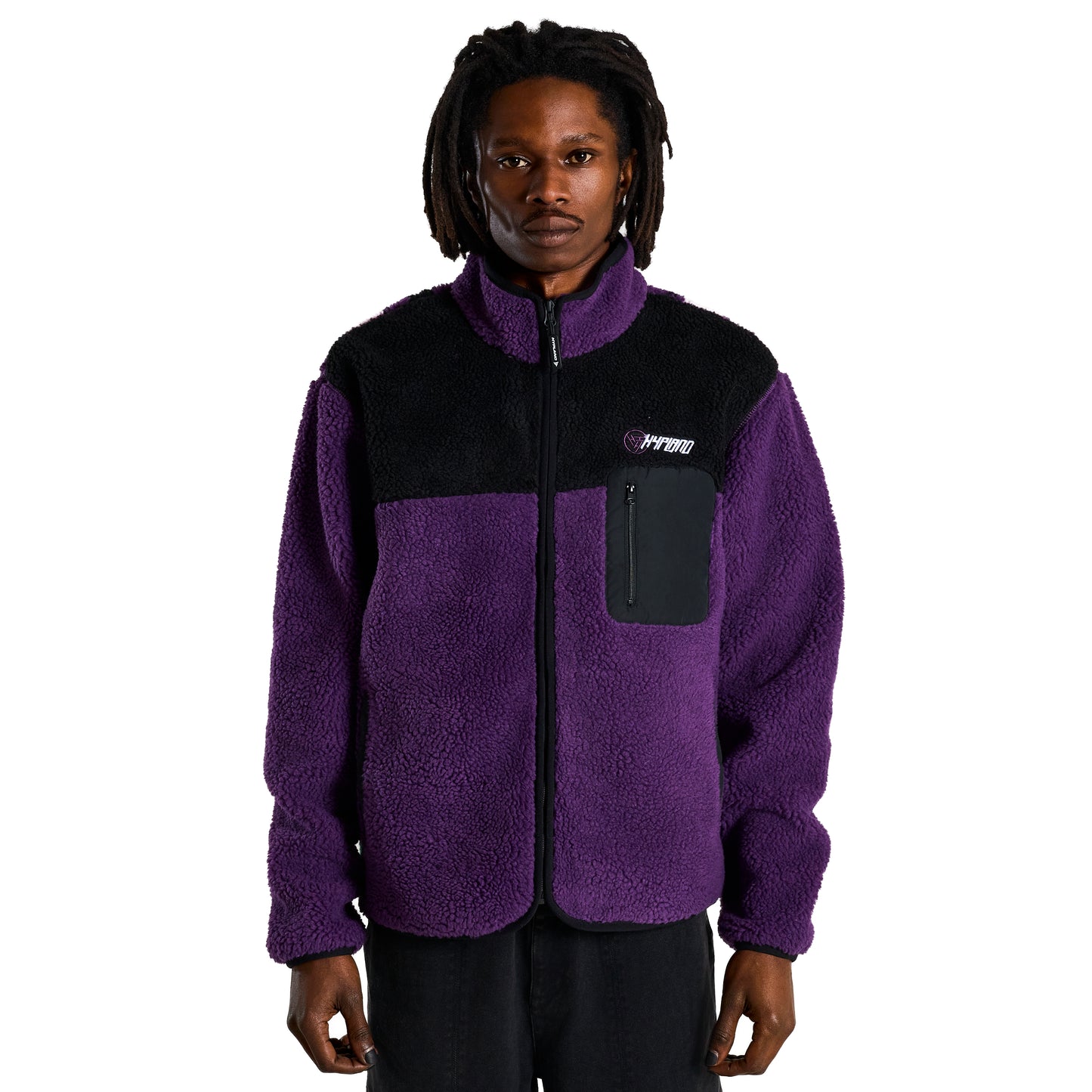 YUGIOH DARK MAGICIAN SHERPA JACKET (PURPLE)