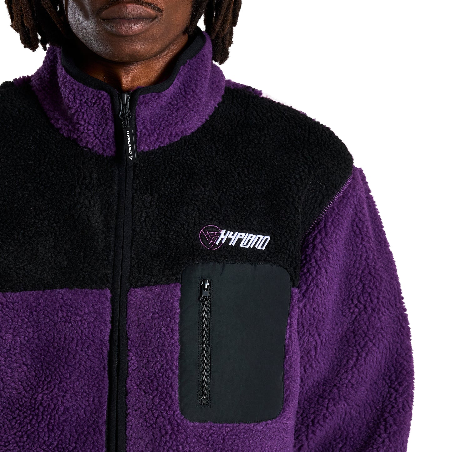 YUGIOH DARK MAGICIAN SHERPA JACKET (PURPLE)