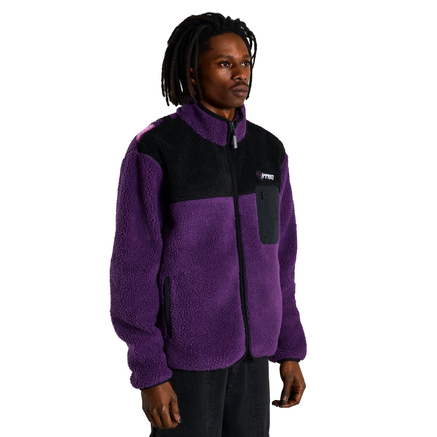 YUGIOH DARK MAGICIAN SHERPA JACKET (PURPLE)