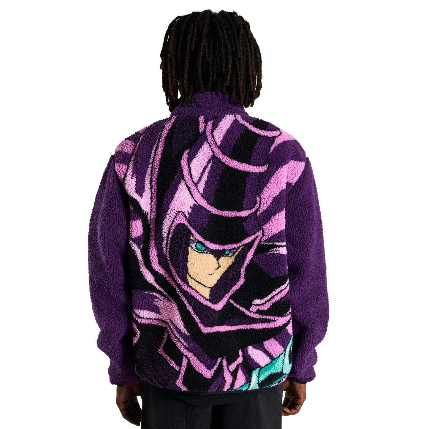 YUGIOH DARK MAGICIAN SHERPA JACKET (PURPLE)