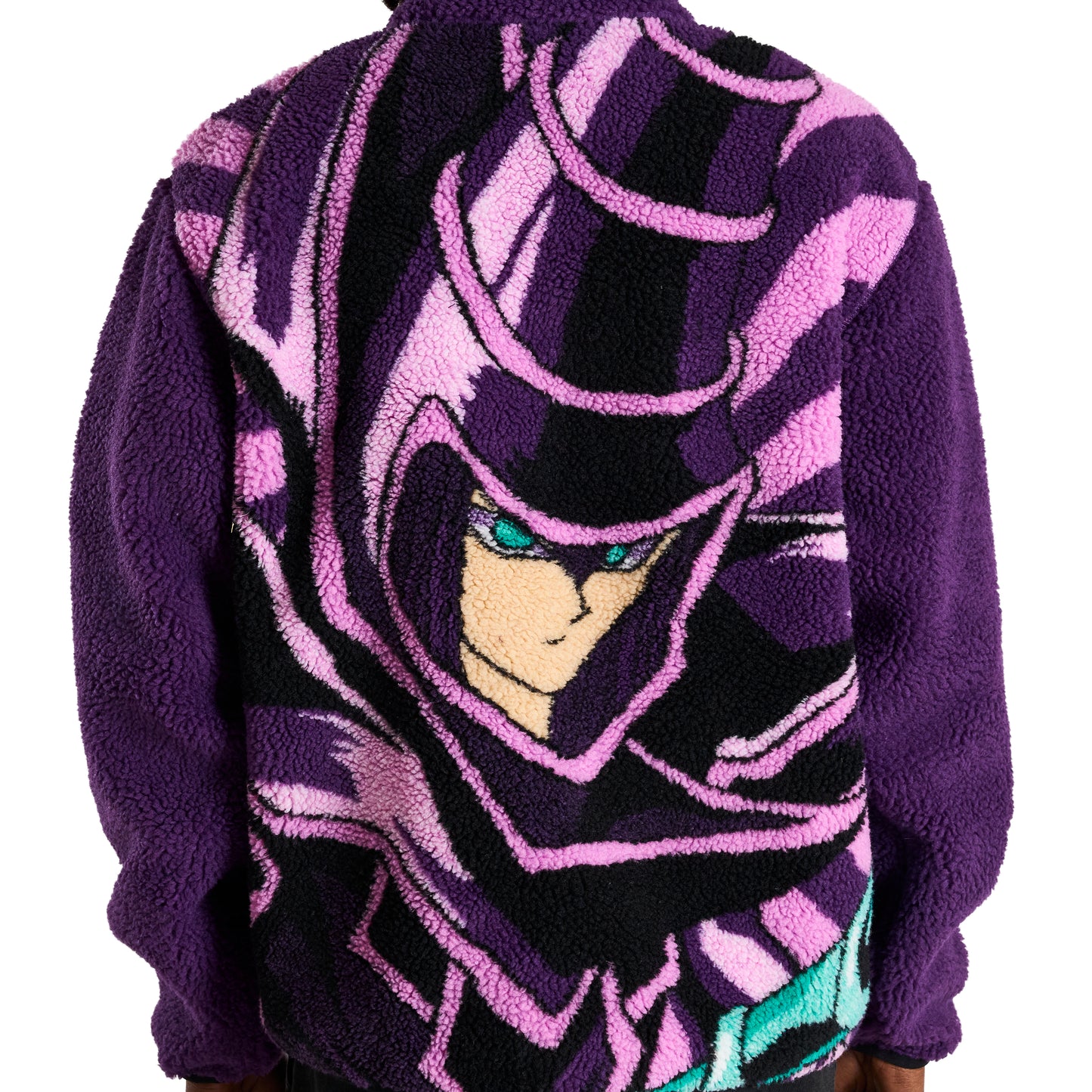 YUGIOH DARK MAGICIAN SHERPA JACKET (PURPLE)