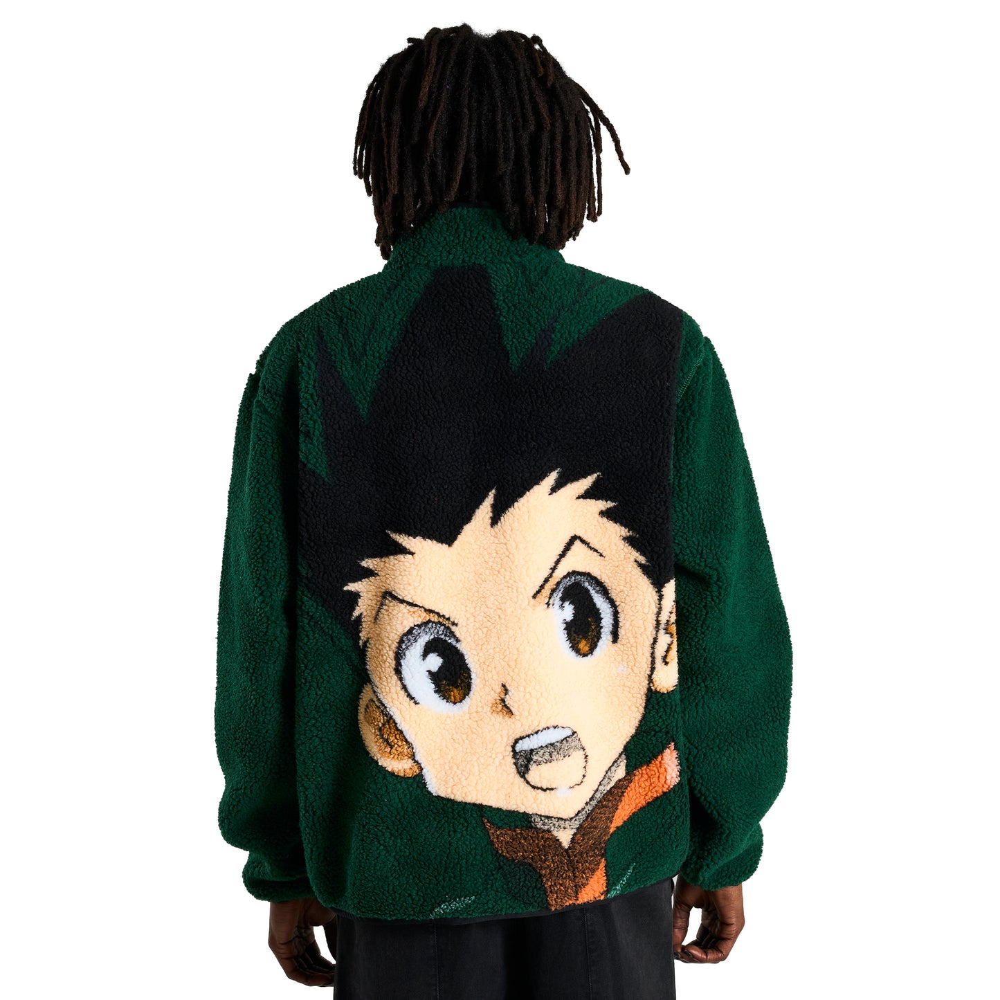 HXH GON SHERPA JACKET (GREEN)