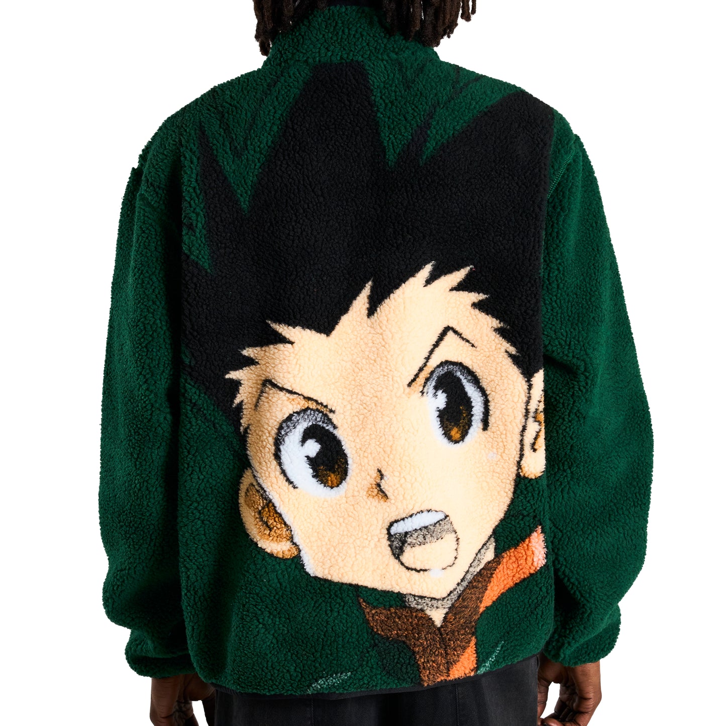 HXH GON SHERPA JACKET (GREEN)