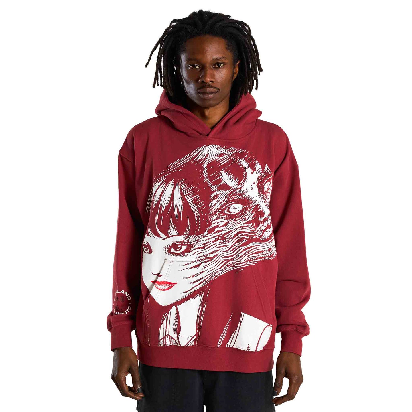 JUNJI ITO JUMBO TOMIE HOODIE (RED)