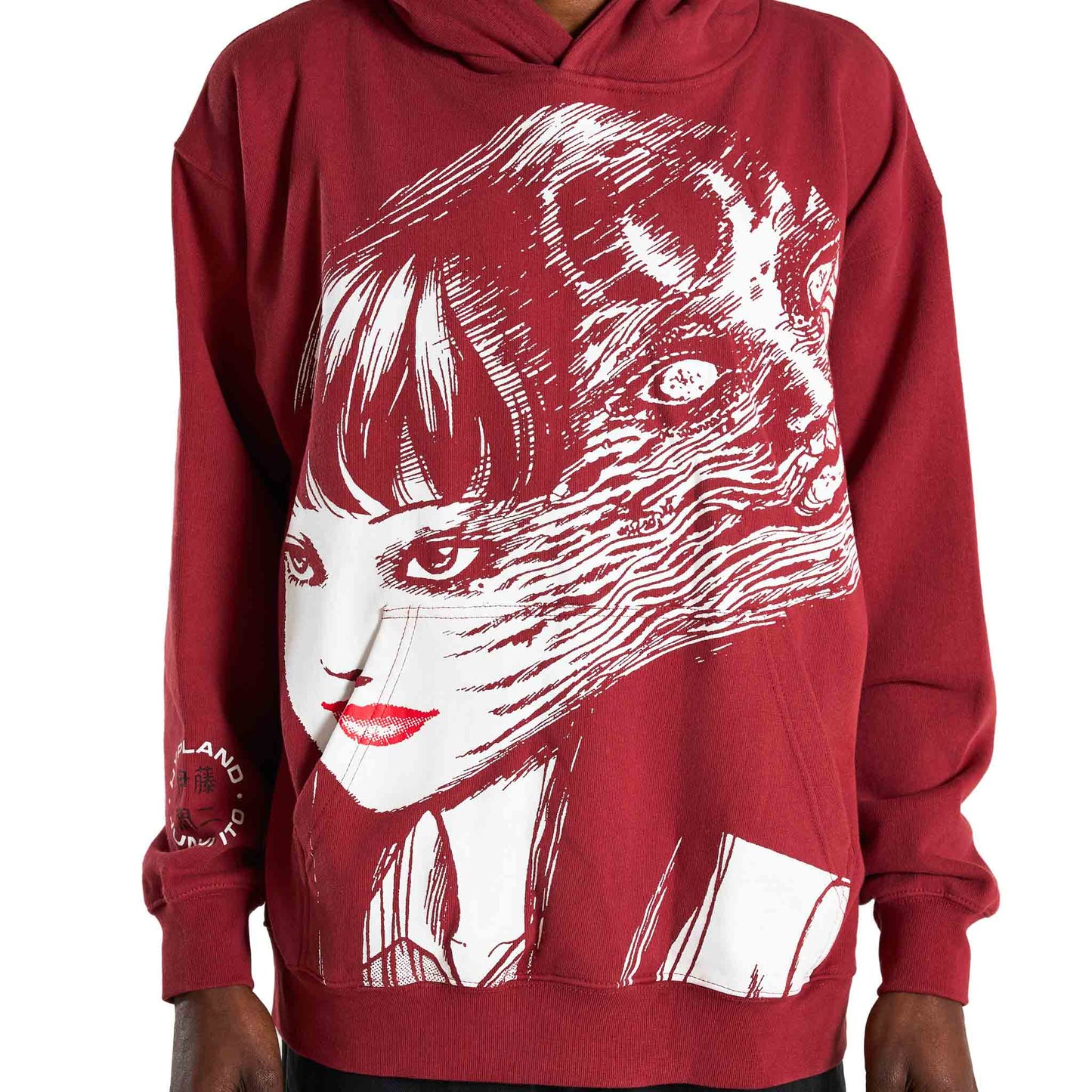 JUNJI ITO JUMBO TOMIE HOODIE (RED)