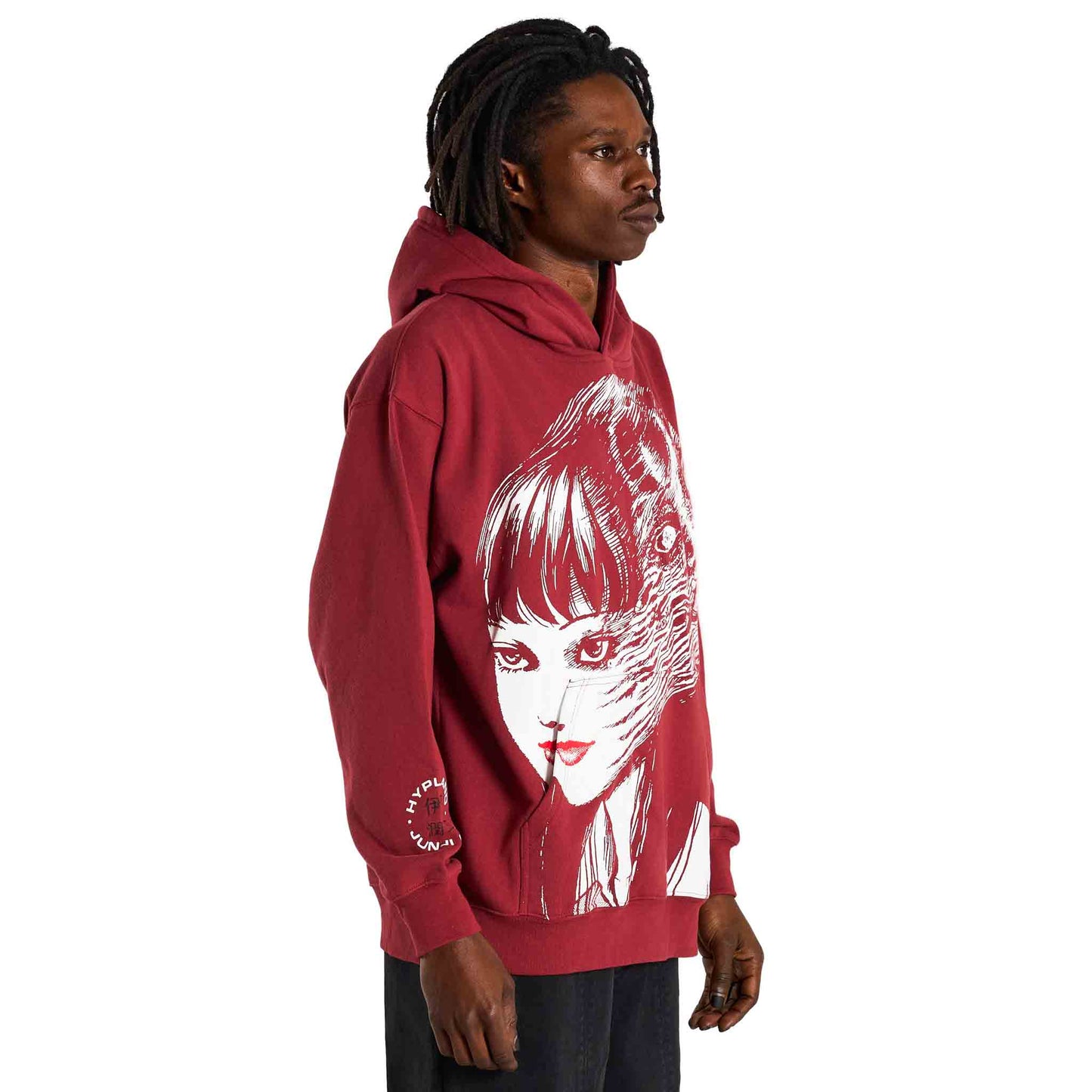 JUNJI ITO JUMBO TOMIE HOODIE (RED)