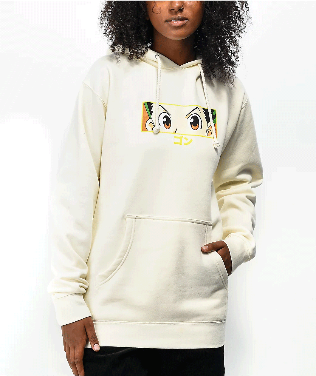DISCORD HXH GON EYES HOODIE CREAM