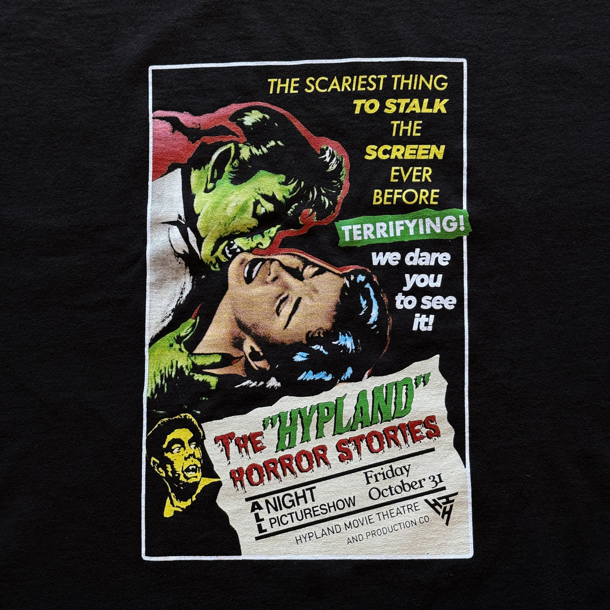 HALLOWEEN COMIC SHIRT (BLACK)