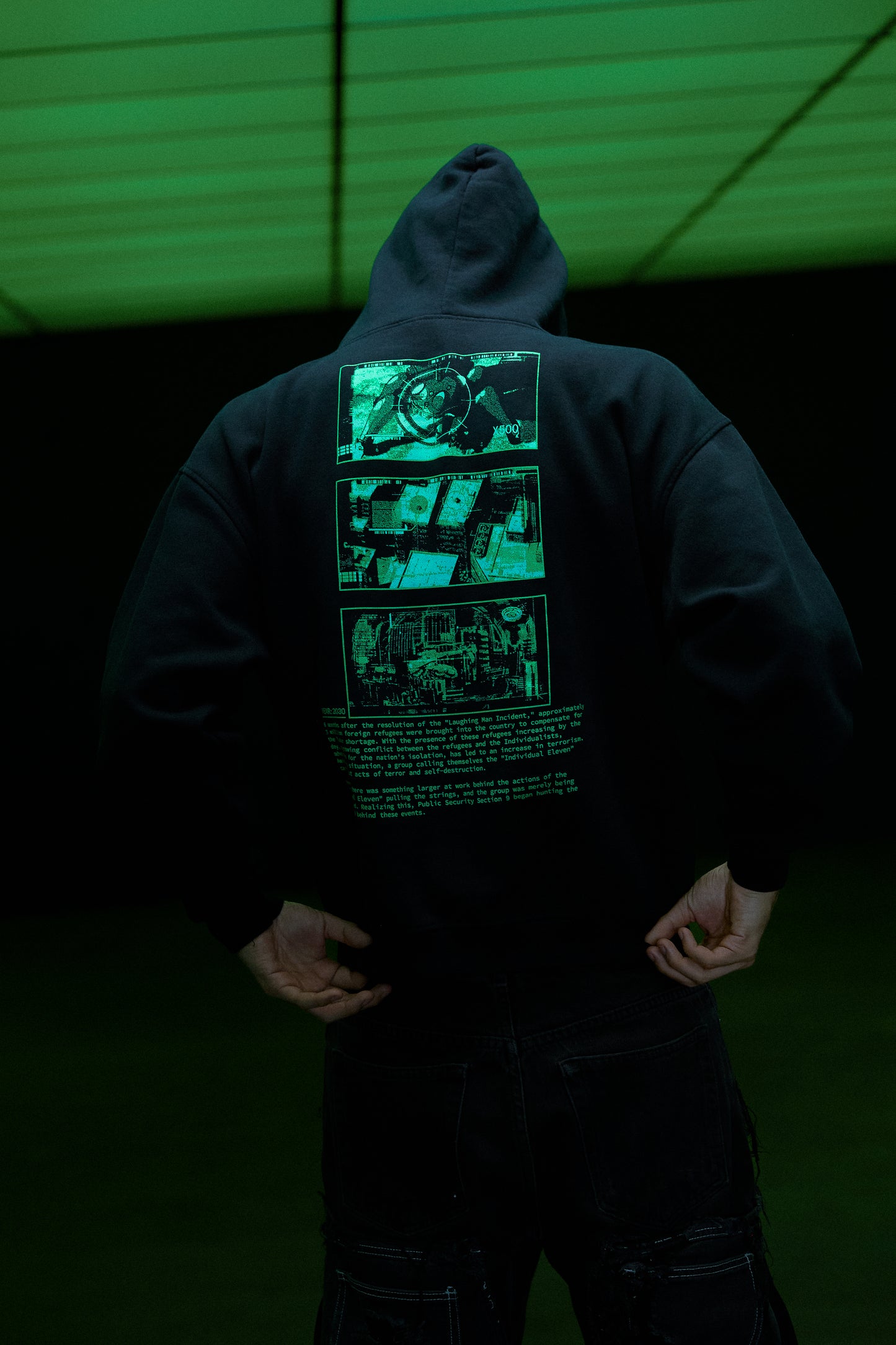 GITS DIGITAL HOODIE (BLACK)