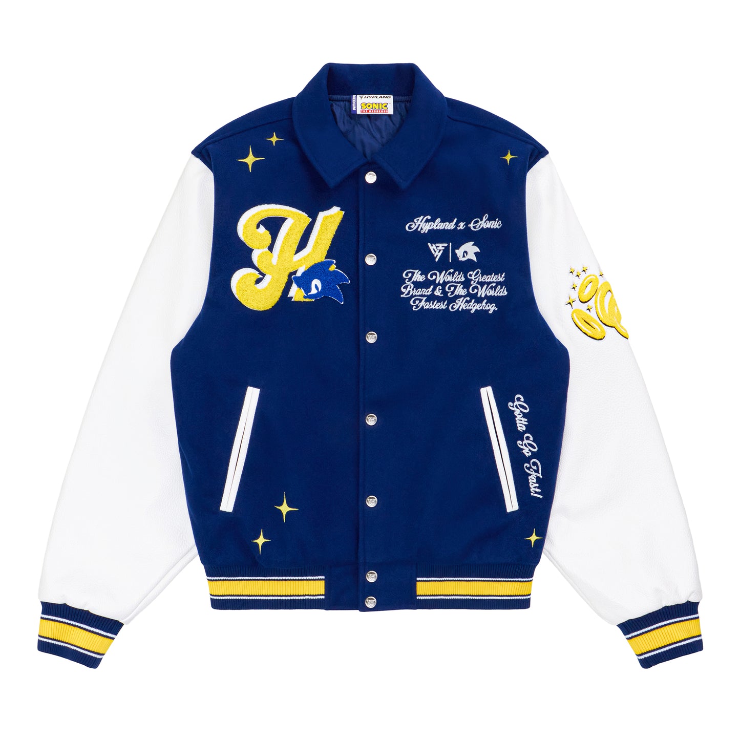 SUPER SONIC VARSITY JACKET (NAVY)