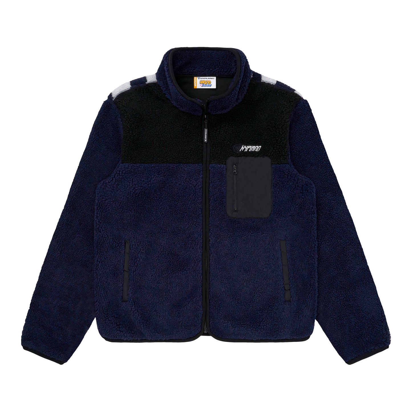 SHIPPUDEN OBITO SHERPA JACKET (NAVY)