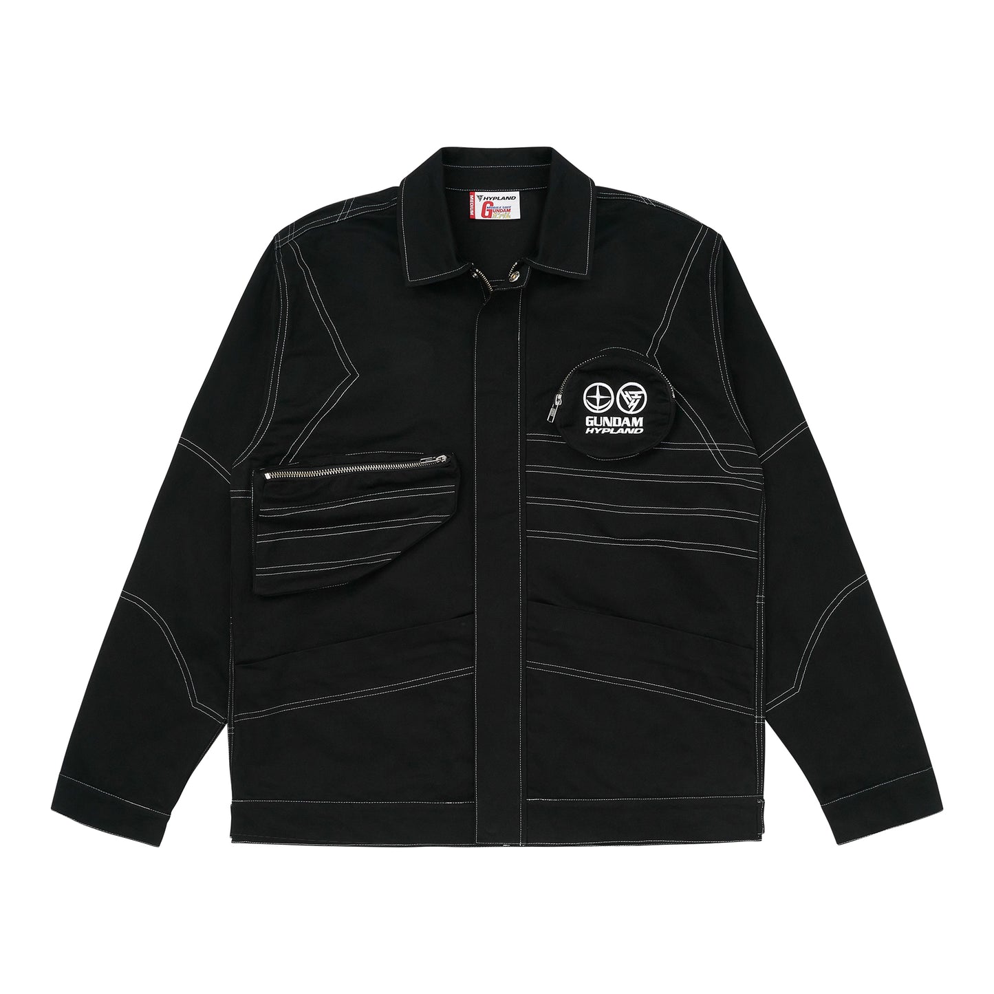 GUNDAM BRUSHED TWILL JACKET (BLACK)