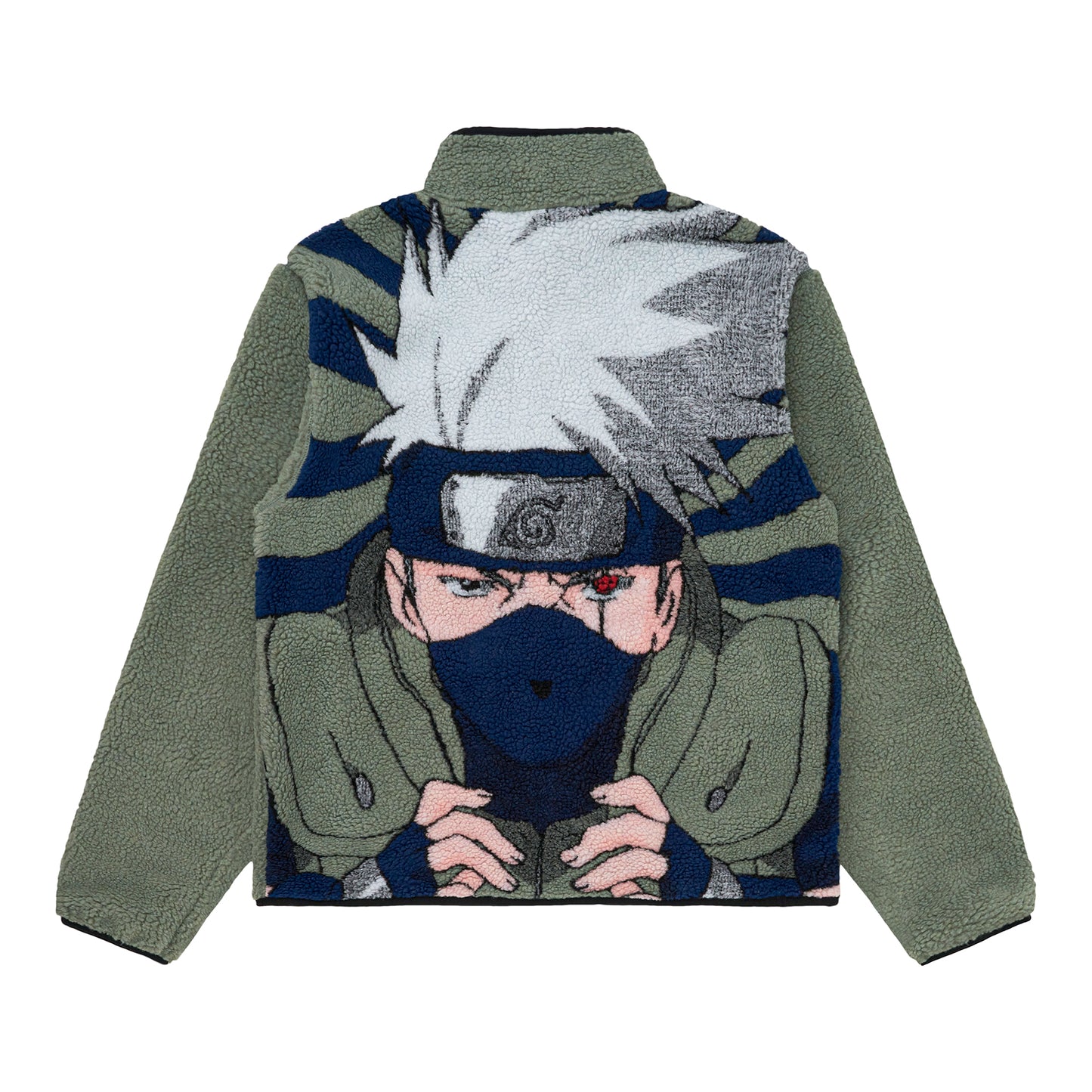 SHIPPUDEN KAKASHI SHERPA JACKET (ARMY)