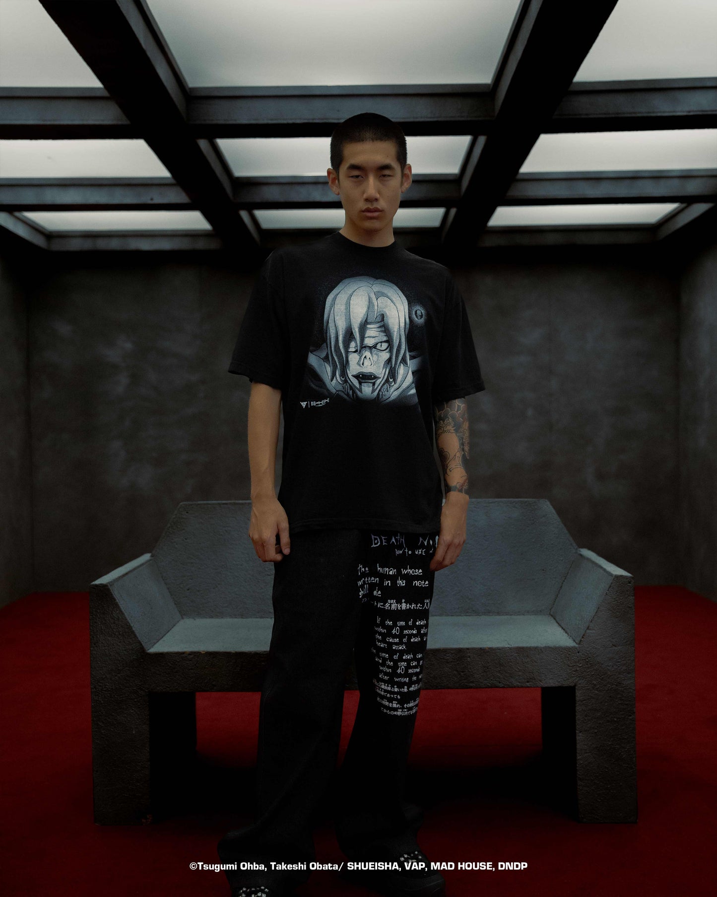 DEATH NOTE REM SHIRT (BLACK)