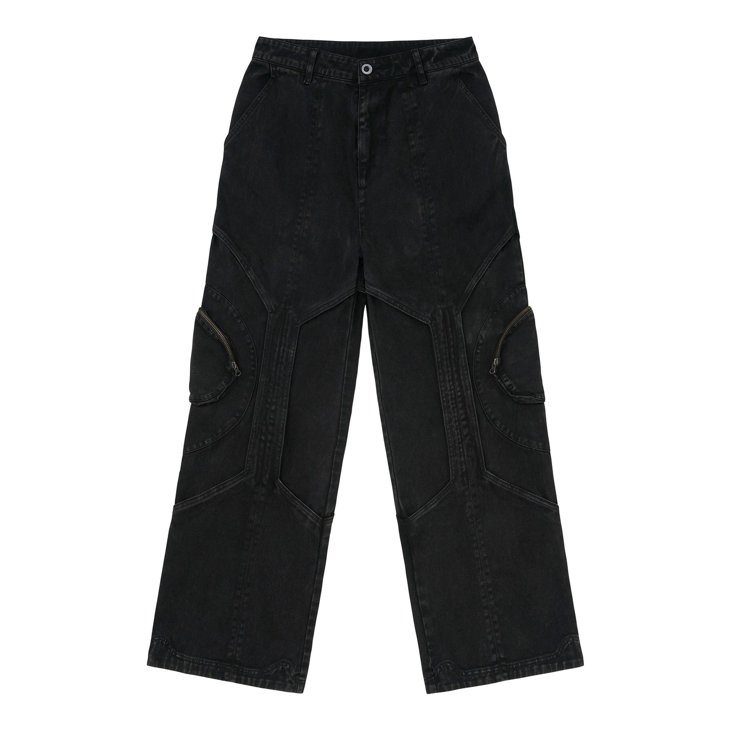 GUNDAM FLIGHT PANEL PANTS (VINTAGE BLACK)