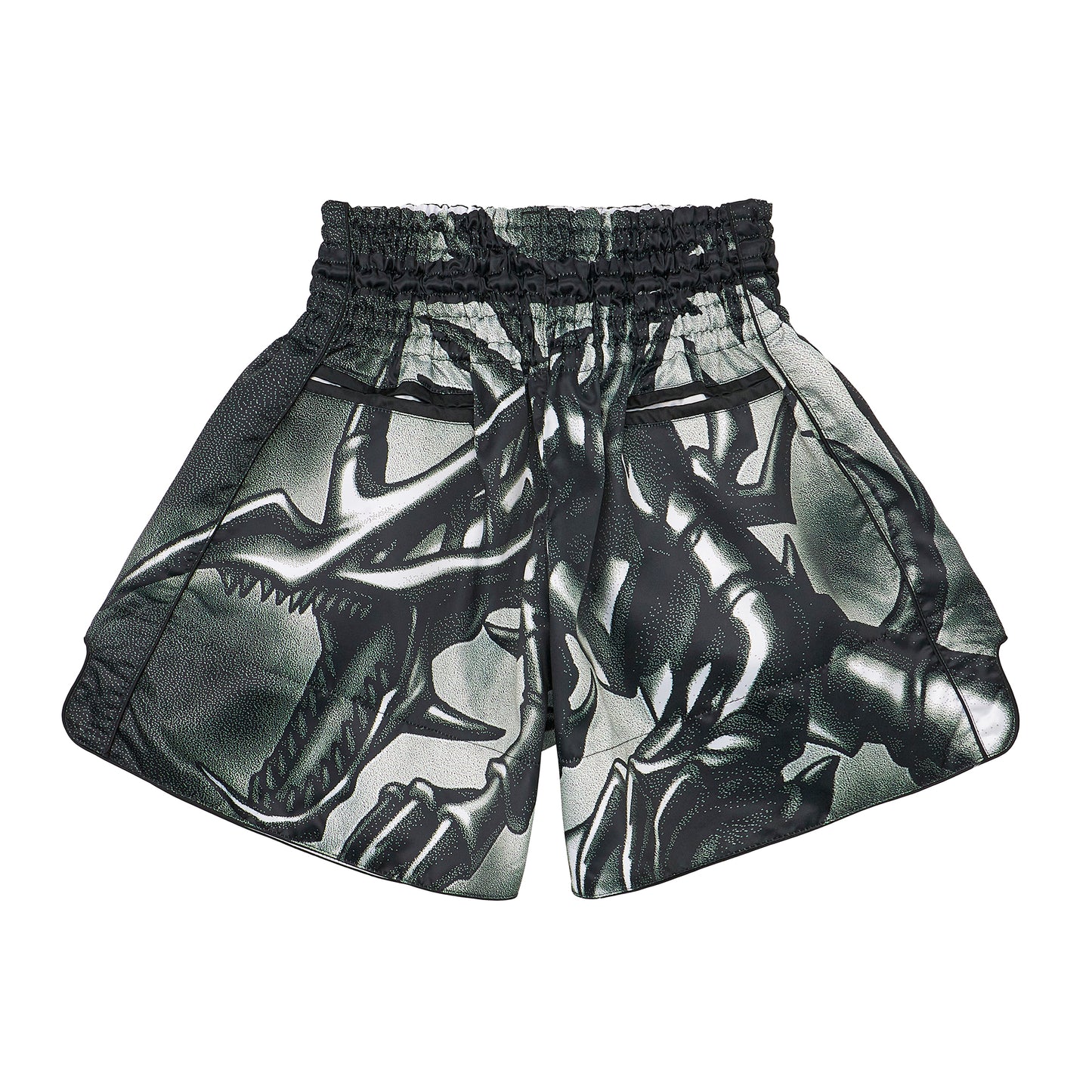 YUGIOH RED EYES MUAY THAI SHORTS (BLACK)