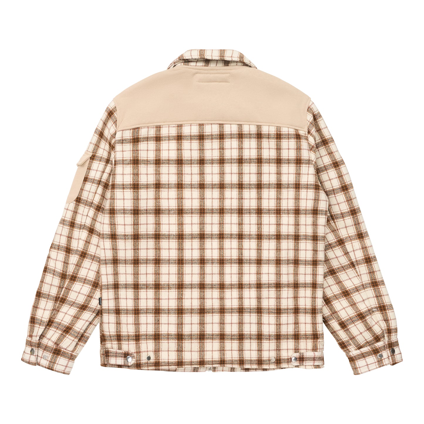 HYPLAND H+ FLEECE FLANNEL JACKET (BROWN)